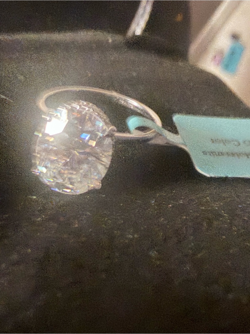 Classic Solitaire Round Ring in Silver6ct 925
